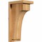 Ekena Millwork Huntington Rough Sawn Corbel w/Backplate, Western Red Cedar, 6"W x 8"D x 16"H COR06X08X16HUN01RWR - alternate 1